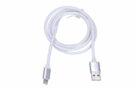 Solight lightning kabel, USB 2.0 A konektor - Lightning konektor, blistr, 1m - SSC1501