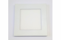 Svítidlo LED přisazené, 9W, 630lm, 3000-6000K, čtvercové, bílé