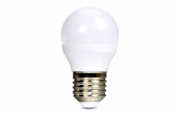 Solight LED žárovka, miniglobe, 6W, E27, 3000K, 510lm - WZ412-1