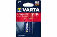 Baterie Varta 4722, 9V alk. Longlife MAX POWER