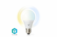 Nedis WIFILW13WTE27 - SmartLife LED žárovka | Wi-Fi | E27 | 800 lm | 9 W | Studená-Teplá Bílá | A+ | Android | A60