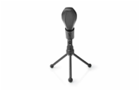 Nedis MICTU100BK - Mikrofon | Pro použití s: Notebook / Stolní | / Kabelové | 1x USB