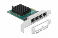 Delock PCI Express x1 karta na 4 x Gigabit LAN