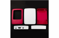 Raspberry case Original bílá/růžová