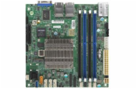 Supermicro MBD-A2SDI-4C-HLN4F-B SUPERMICRO mini-ITX MB Atom C3558 (4-core), 4x DDR4 ECC DIMM, 8xSATA, 1x PCI-E 3.0 x4, 4x 1GbE LAN, IPMI, bulk