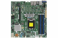 SUPERMICRO MB 1xLGA1151 (Xeon E3-21xx,i3), C246, 4xDDR4, 6xSATA3, 2xM.2, 1xPCIe3.0 x16, VGA, 2x LAN, IPMI, bulk