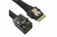 SUPERMICRO int. SlimlineSAS x4 SFF-8654 to MiniSAS HD SFF-8643 85cm, 30AWG