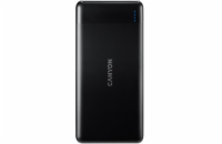 Canyon CNE-CPB1007B powerbanka PD/QC3.0,10000mAh Li-pol, Input 5/9/12V (MicroUSB/USB-C),Output 5/9/12V (USB-A+USB-C),černá