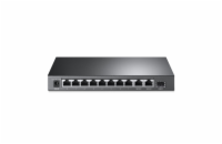 TP-Link TL-SL1311MP TP-Link CCTV switch TL-SL1311MP (8x100Mb/s, 2xGbE uplink, 1xSFP, 8xPoE+, 124W, fanless)