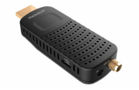 THOMSON DVB-T/T2 tuner HDMI stick THT 82/ Full HD/ H.265/HEVC/ externí anténa/ EPG/ PVR/ HDMI/ USB/ micro USB/ IR/ černý