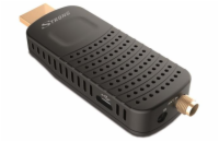 STRONG DVB-T/T2 tuner HDMI stick SRT 82/ Full HD/ H.265/HEVC/ externí anténa/ EPG/ PVR/ HDMI/ USB/ micro USB/ IR/ černý