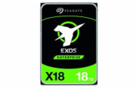 Seagate Exos X18 3,5" - 16TB (server) 7200rpm/SATA/256MB/512e/4kN