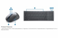 DELL KM7120W bezdrátová klávesnice a myš/ US/ International/ mezinárodní