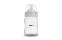 Neno Bottle antikoliková lahvička s úchyty bílá/zelená 240 ml Neno Bottle Baby 240 kojenecká láhev