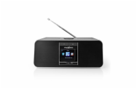 NEDIS internetové rádio/ výkon 42W/ FM/ DAB+/ Internet/ Bluetooth/ Wi-Fi/ USB/ 3,5mm jack/ černé