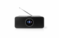 NEDIS internetové rádio/ výkon 42W/ FM/ Internet/ Bluetooth/ Wi-Fi/ USB/ 3,5mm jack/ černé
