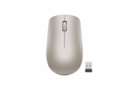 Lenovo 530/Cestovní/Optická/1 200 DPI/Bezdrátová USB/Almond