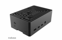 Akasa Maze A-RA10-M1B AKASA case Maze, pro Raspberry Pi 4, hliník, černá