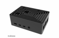 Akasa Maze Pro A-RA10-M2B AKASA case Maze Pro, pro Raspberry Pi 4, hliník, černá