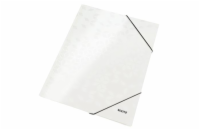 LEITZ Tříchlopňové desky  WOW, A4, perleťová bílá