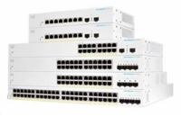 Cisco CBS220-24P-4X Cisco switch CBS220-24P-4X, 24xGbE RJ45, 4x10GbE SFP+, PoE+, 195W