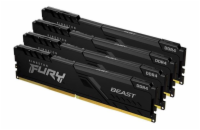 KINGSTON 32GB 3600MT/s DDR4 CL17 DIMM (Kit of 4) FURY Beast Black