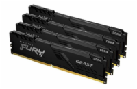 Kingston FURY Beast/DDR4/64GB/3600MHz/CL18/4x16GB/Black