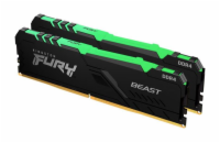 KINGSTON 32GB 3200MHz DDR4 CL16 DIMM (Kit of 2) 1Gx8 FURY Beast RGB