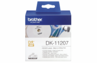 BROTHER DK-11207 BROTHER P-Touch DK-11207 die-cut CD / DVD label (film) diameter 58mm 100 labels
