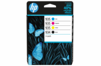 HP 934 originální inkoustová kazeta černá, azurová, purpurová, žlutá 6ZC72AE HP 934 Black / 935 CMY Ink Cartridge 4-Pack