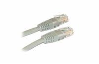 XtendLan Patch kabel Cat 5e UTP 0,5m - šedý
