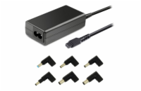 TRX Akyga nabíječka/ napájecí AC adaptér/ 220V/ 20V/ 3.5A/ 65W/ 6 velikostí konektorů/ univerzální