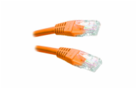 XtendLan Patch kabel Cat 5e UTP 1m - oranžový