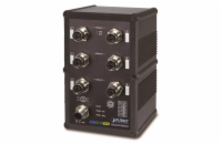 Planet IGS-5227-6MT-X vodotěsný průmyslový L3 switch, 6x1Gb M12, 9-48VDC, -40~75°C, IP67, EN50155