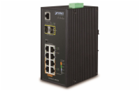 Planet IGS-4215-4P4T2S průmyslový L2 switch, 4x1Gb, 2x1Gb SFP, 4x PoE 802.3at 140W, 48-54VDC, -40~75°C, IP30