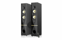 FENDA F&D repro T-88X/ 2.0/ 300W/ černé/ dřevěné/ BT4.2/ FM rádio/ USB/ optický vstup/ dálkové ovládání/ Karaoke