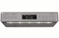 Soundmaster UR2045SI kuchyňské rádio s DAB+ / RDS / BT/  Duální alarm/ časovač / stříbrný