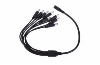 XtendLan Napájecí kabel/splitter 1 na 8, jack 2,1mm