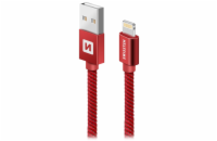 Swissten Datový Kabel Textile Usb / Lightning 2,0 M Červený