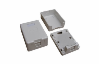 Datacom 2331 DATACOM Datová zásuvka neosazená pro 1x RJ45 keystone, na omítku (protiprachová)