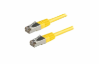 XtendLan Patch kabel Cat 5e FTP 1m - žlutý