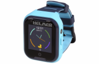 HELMER dětské hodinky LK 709 s GPS lokátorem/ dot. display/ 4G/ IP67/ nano SIM/ videohovor/ foto/ Android a iOS/ modré