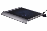 HAMA chladící stojan pro notebook Titan/ do 17,3"/ USB/ LED podsvícení/ titanově šedý