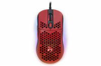 Arozzi Favo Ultra Light AZ-FAVO-BKRD AROZZI herní myš FAVO Ultra Light Black-Red/ drátová/ 16.000 dpi/ USB/ 7 tlačítek/ RGB/ černočervená