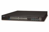 Planet SGS-6341-24T4X L3 switch, 24x1Gb, 4x10Gb SFP+, HW/IP stack, VSF/Cluster