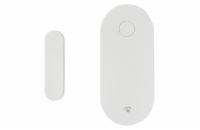 NEDIS chytrý dveřní nebo okenní snímač/ Android & iOS/ Zigbee/ SmartLife/ baterie CR2032 součástí balení/ bílý