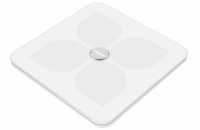 UMAX chytrá váha Smart Scale US20HRC / 0,2 – 180 kg/ Bluetooth 4.0/ 15 tělesných parametrů/ čeština/ bílá