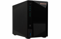 Asustor NAS AS3302T / 2x 3,5" SATA III/ Realtek RTD1296 1,4GHz/ 2GB/ 1x 2,5GbE/ 3x USB 3.2 Gen 1