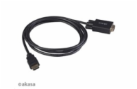 Akasa AK-CBHD26-20BK AKASA - adaptér HDMI na D-sub - 2 m