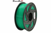 XtendLAN PLA filament 1,75mm průhledný zelený 1kg